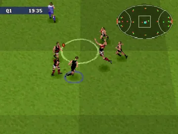 AFL 99 (AU) screen shot game playing
